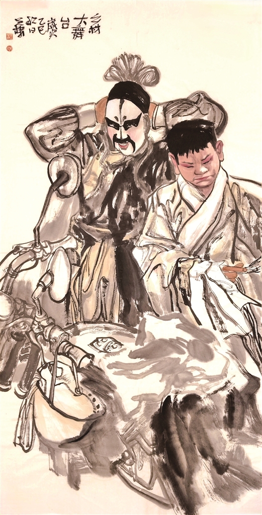 王关棣作品《乡村大舞台》
